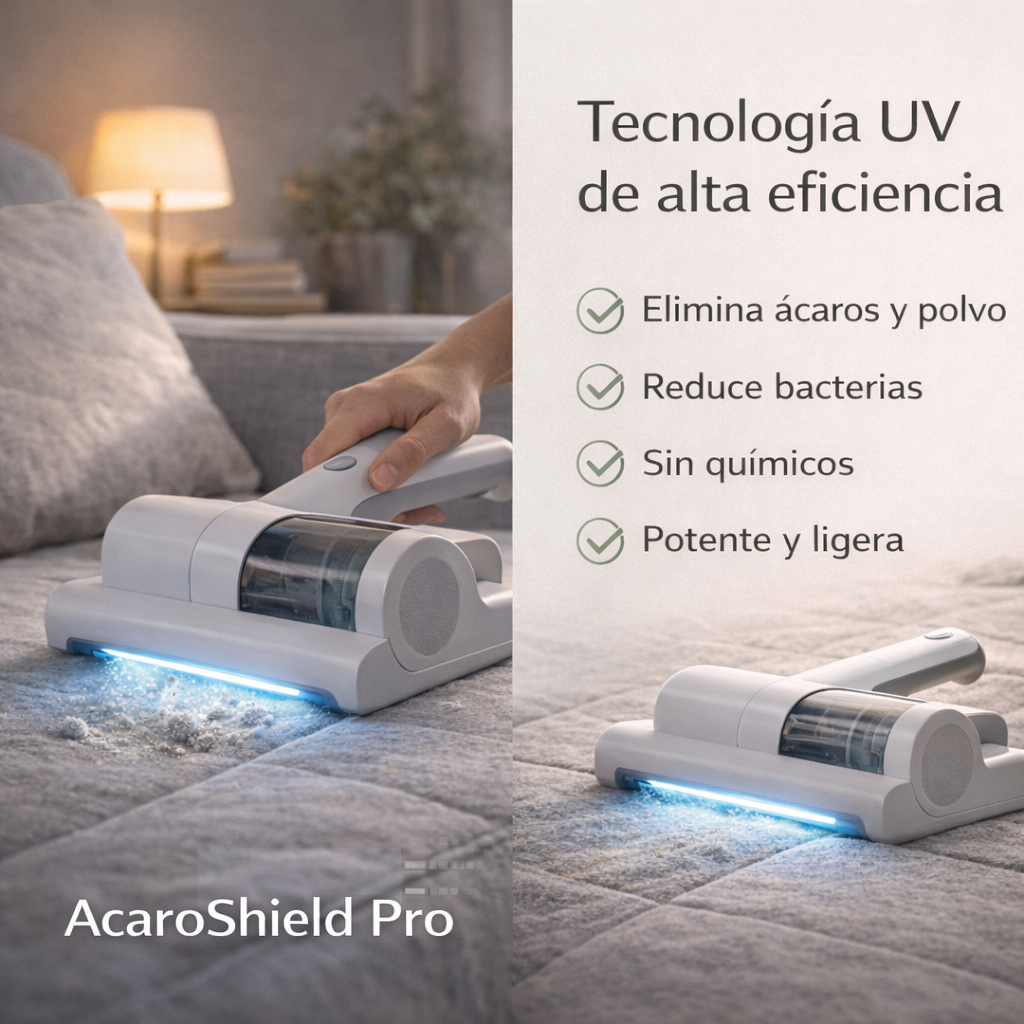AcaroShiel Pro    "Tecnología UV para una limpieza profunda"