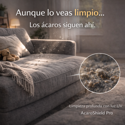 AcaroShiel Pro    "Tecnología UV para una limpieza profunda"